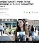 ‘#내_이름은_어디에’ 청첩장과 묘비에도 이름 없는 아프간 여성들[플랫]