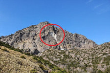 제주 한라산 백록담 암벽 일부 무너져 내려