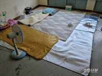 GoldStar냉장고에 선풍기만 덩그러니…대학 청소노동자 쉼터 ‘지방·사립·무노조’일수록 열악했다