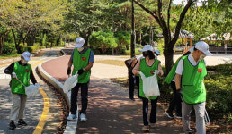 건협, 방화근린공원서 환경정화 캠페인 전개