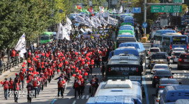 경찰 “내일 민주노총 노동자대회, 집결 단계부터 원천 차단