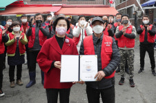 골목에 늘어선 점포들, 어엿한 상점가로…신월1동 서서울시장 제1호 골목형 상점가 등록