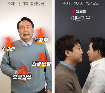 윤석열, 생활밀착 공약 ‘59초 영상’ 공개…“전기차 충전요금 5년 동결”