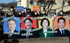 “환경 대통령 돼라”[포토뉴스]