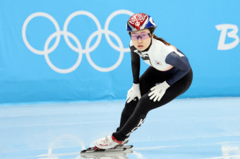 쇼트트랙 에이스 최민정, 여자 1000m 은메달