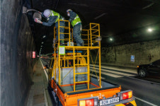 정릉터널 15일부터 야간 시간대 부분 교통통제···영상 장치 개선공사