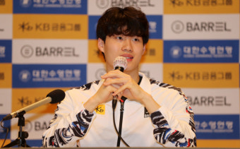 “쇼트코스 우승 때 기분, 이번에도” 황선우의 당찬 출사표