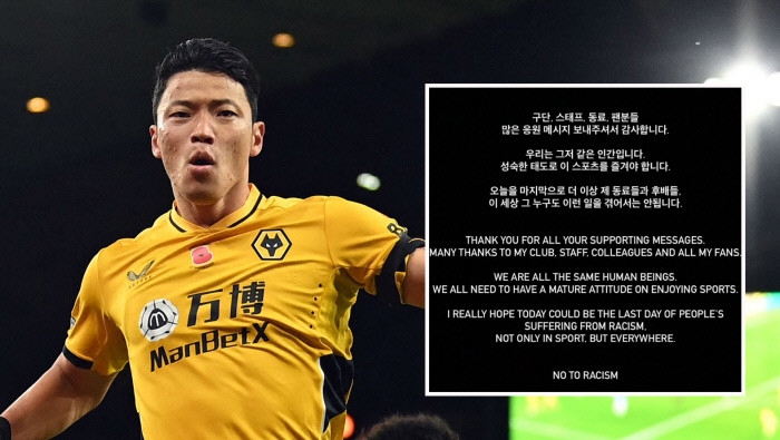 대한축구협회, FIFA에 황희찬 인종차별 사건 제안 요청