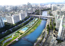 “도심 하천에서 항상 물놀이를”…대구 신천, 수변공원으로 조성