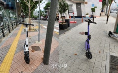 인도 한가운데 ‘떡하니’···‘민폐’ 킥보드를 어찌할꼬