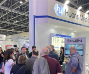 휴온스메디텍 아랍헬스 참가 멸균-미용 의료기 호평