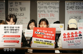“하루 한 끼로 버티지만…감당 안 돼요” 한계치 달한 대학생들 ‘생활고’
