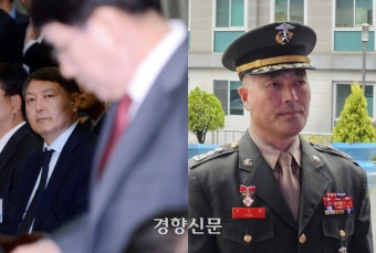 박정훈 대령, 수사외압 폭로 사건 조사에 특검 출석하기 에.