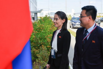 김정은, 푸틴에 “초청해주고 환대해줘서 감사”···김여정 동행