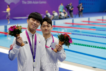 수영 다이빙도 연일 메달 소식···김수지-박하름 동메달, 김영남-이재경 은메달