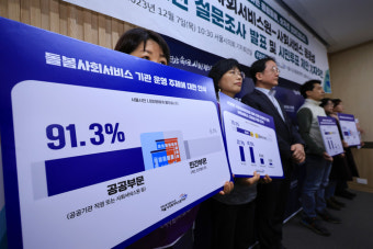 서울 시민 91.3% ‘공공돌봄’ 필요성에 공감···서사원 노조 “공공 서비스 운영 지속” 촉구