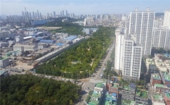 산업단지·주거지역 사이 숲 만들었더니...미세먼지 40% 차단