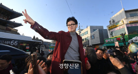 한동훈, 이재명 살았던 양지마을 방문···성남·용인 표심잡기