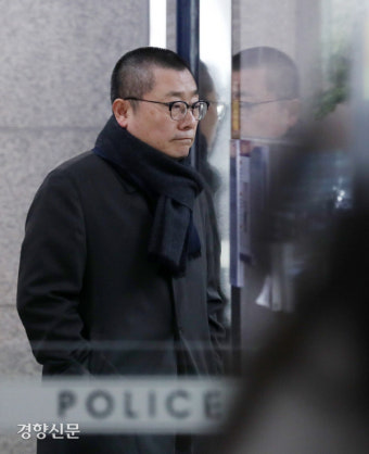 경찰 출두하는 박명하 의협 조직강화위원장[경향포토]