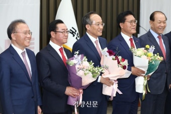 국민의힘 원내대표 TK 3선 추경호 “108명 단일대오로 똘똘 뭉쳐서 가자”
