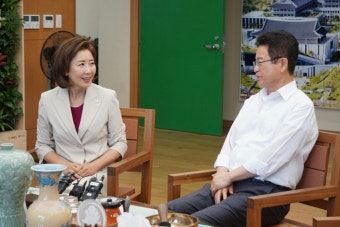 나경원 “홍준표·이철우, 당 지킨 사람이 대표 돼야 한다 해”