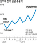 6월 반도체 수출 역대 최대…올 상반기 수출 플러스, 수지 흑자 기록