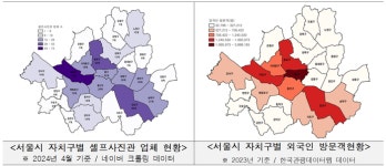 맛집은 강남에, 인생네컷은 마포에 몰렸다…서울 자치구별 즐길 거리 분석