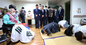 한 총리, 보훈원 찾아 “국가유공자 입소 기준 완화 검토”