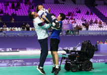 정호원, 한국 보치아 10연패 위업 달성[파리 패럴림픽 화보]