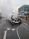 성남 분당서 신호대기 중이던 BMW 차량 화재