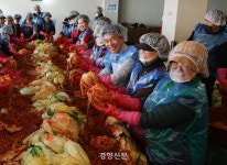 이웃에게 전달 될 김장