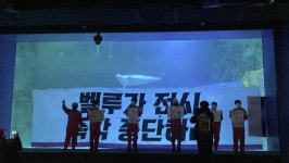 검찰, ‘롯데월드 벨루가 방류시위’ 핫핑크돌핀스 대표에 항소심 징역형 구형