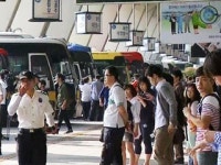 고속터미널도 북적...임시버스 일부 남아