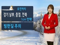 경기 남부·충청·전북 오전까지 눈...빙판길 주의