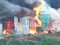 전북 양계장에서 불...닭 4만여 마리 폐사