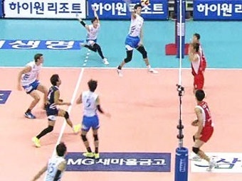 우리카드, 한국전력 이기고 3위 수성