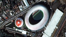 아리랑 2·3호가 촬영한 브라질 월드컵경기장