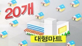 대형 마트 하나에 동네슈퍼 22개?