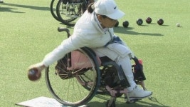 론볼 할 때는 장애를 잊게 됩니다
