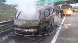 호남고속도로에서 차량 화재...220만 원 피해