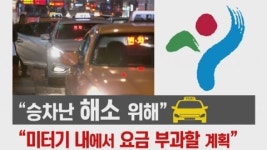 택시 승차난 해소 위해...합승 부활