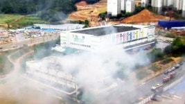 동탄신도시 농협 물류창고에 큰 불...6억 피해