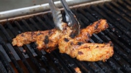 맛 축제에 나간 돼지 갈비