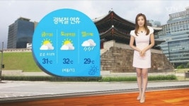 [날씨] 광복절 연휴, 더위 기승...모레 비