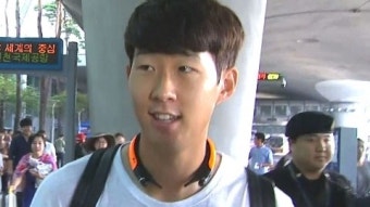 '토트넘 이적' 손흥민, 대표팀 합류 위해 귀국