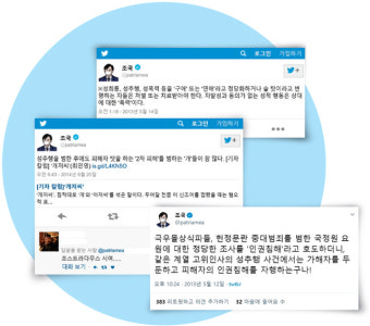 조국 어록 ‘조만대장경’에 비춰본 성추행 사건