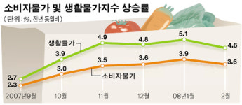 끝모를 장바구니 물가