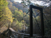 지리산 구룡계곡의 만추, 떠나가는 가을 붙잡다