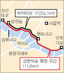 한강 밑 지나는 하저터널 도로 뚫는다