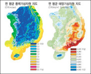 바람·태양 에너지 기상 지도 나왔다